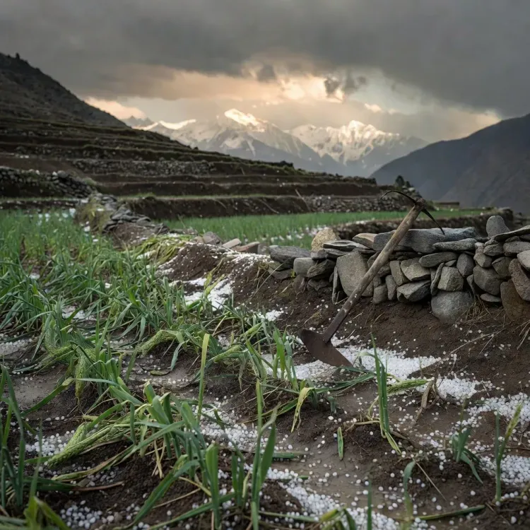 CM Dhami Promises Extra Relief for Hail-Hit Uttarakhand Farmers