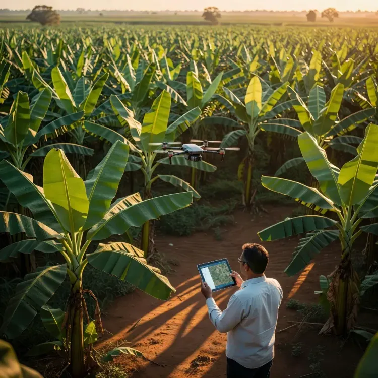 CM Fadnavis Orders Drone, Satellite Push for Banana Crop Insurance