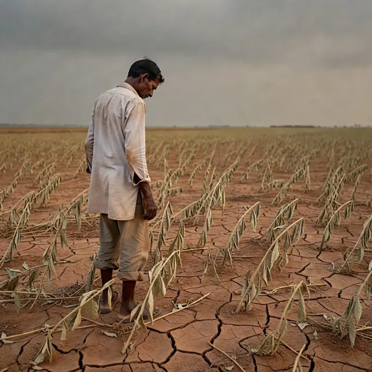 CM Fadnavis visits farms, vows blanket crop relief in 2 days