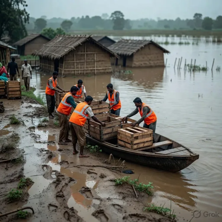 CM Himanta Thanks Dalmia Bharat for ₹3 Cr Flood Aid