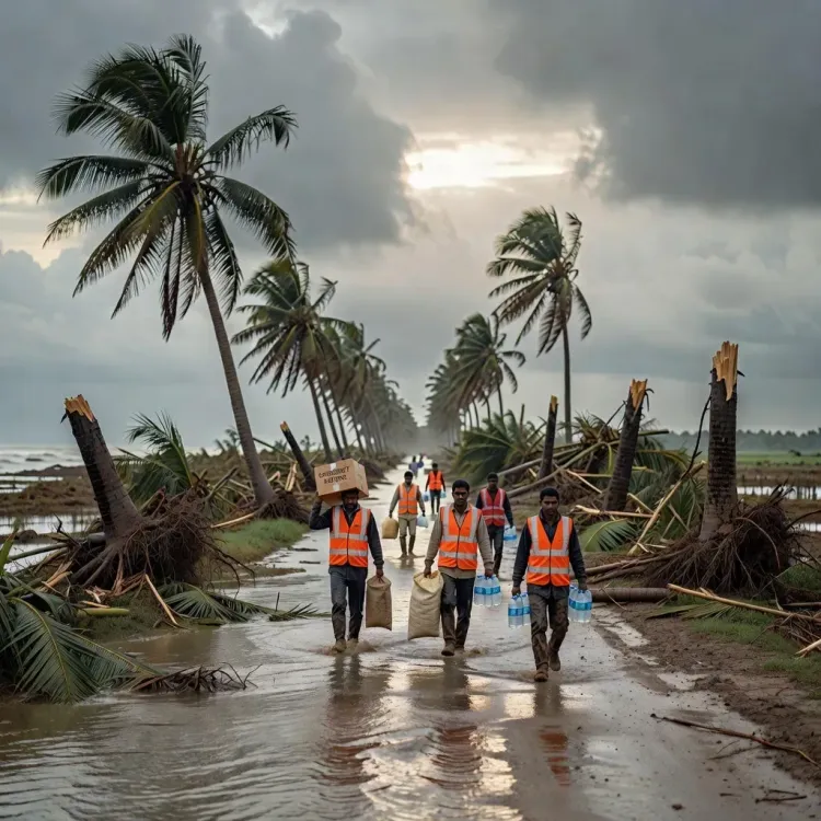 CM Majhi Briefs President Murmu on Cyclone Arnab Damage