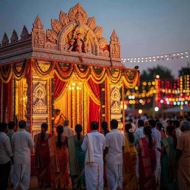 CM Manik Saha joins Durga Puja parikrama at Bardowali