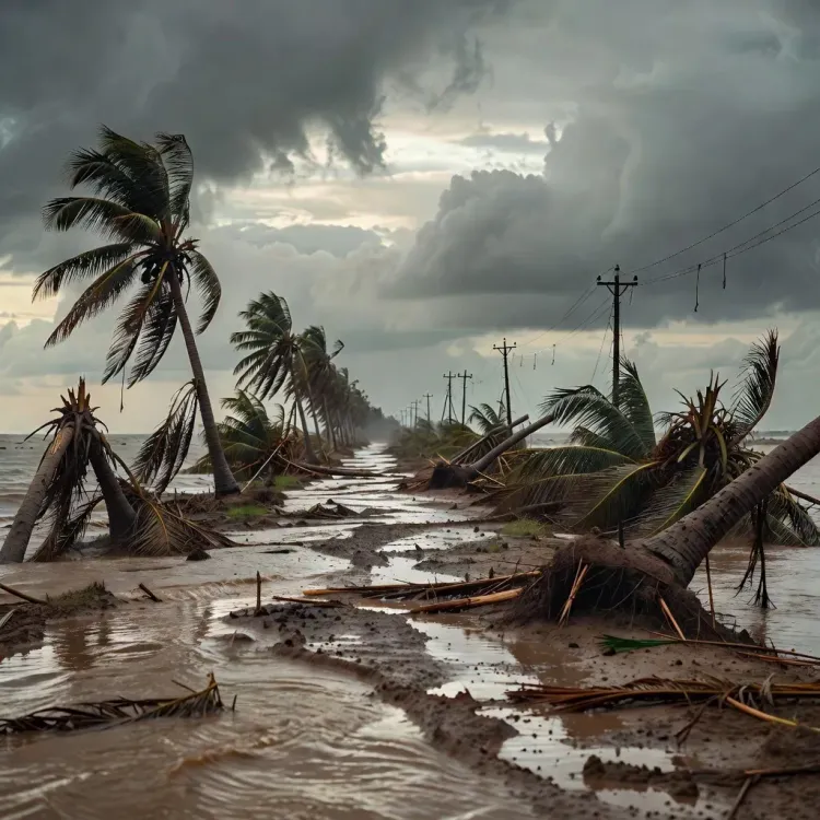 CM Naidu Calls Amit Shah, Seeks Central Teams for Cyclone Arnab Damage