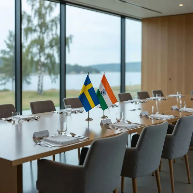 CM Nayab Saini Leads Haryana Delegation to Sweden for FDI Push