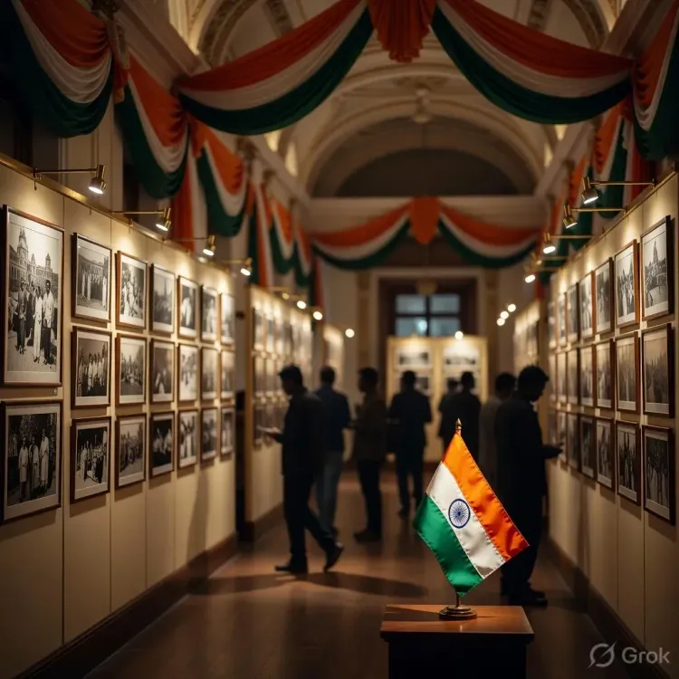 CM Sai Opens Tiranga Photo Exhibition at Raipur Town Hall