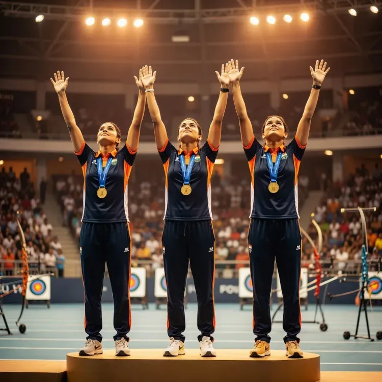 CM Samrat Choudhary Hails India's Historic Archery Gold