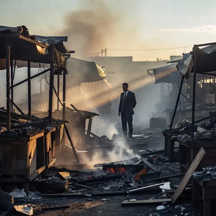 CM Sawant Directs Relief Push After Vasco Sunday Market Fire