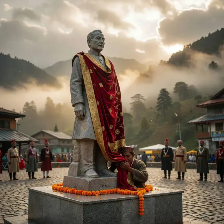 CM Sukhu unveils Virbhadra Singh statue in Sarahan, fires back at BJP