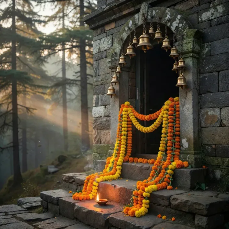 CM Sukhu Visits Mata Temple With Family, Prays for HP's Welfare