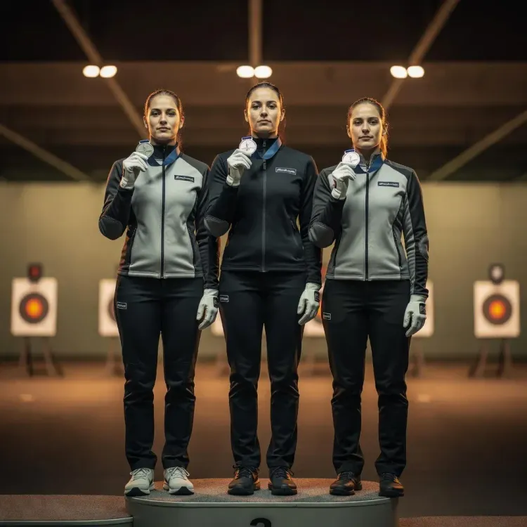 CM Yogi Hails India's Silver in Women's 50m Rifle 3P Team