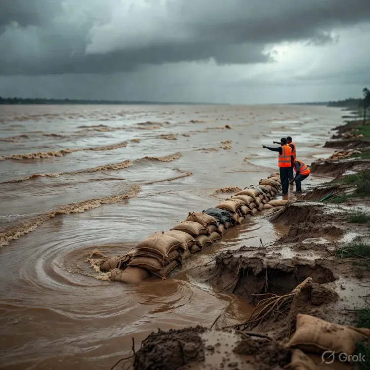 CM Yogi Reviews Flood Relief in 8 UP Districts, Orders Immediate Aid