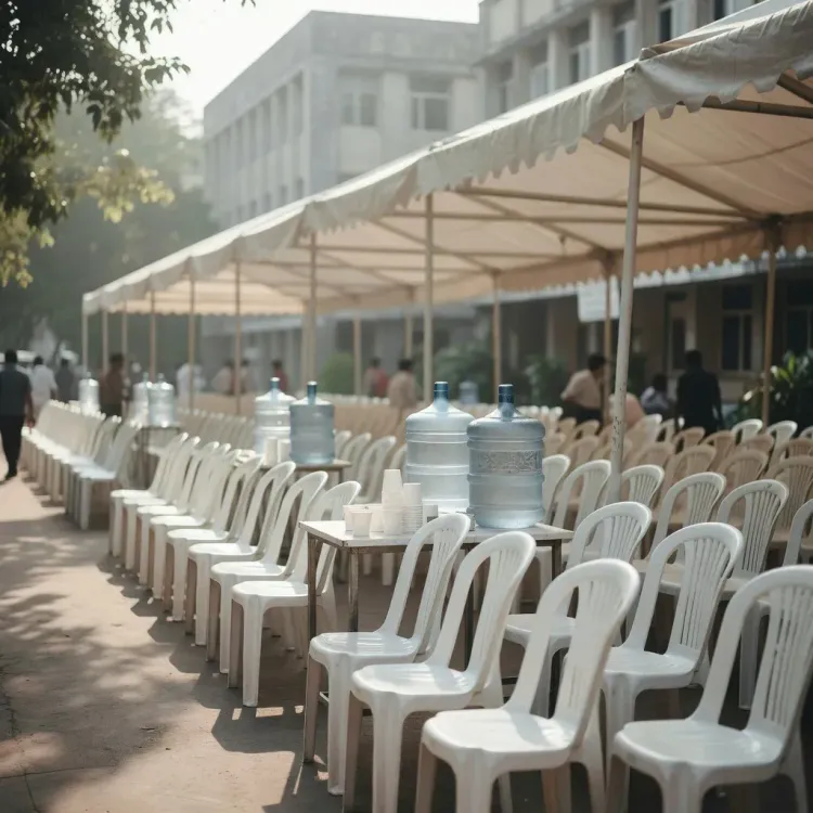 Delhi CM Rekha Gupta Sets Up Cooling Zones at 97 NEET Centres