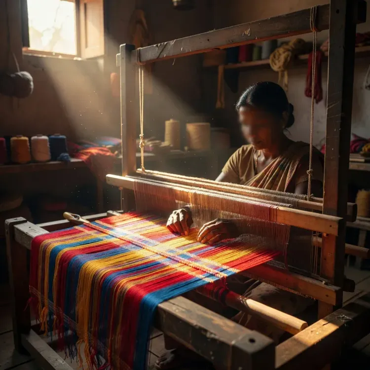Giriraj Singh highlights weaver J. Lalmuaanpuii's loom-aided income rise