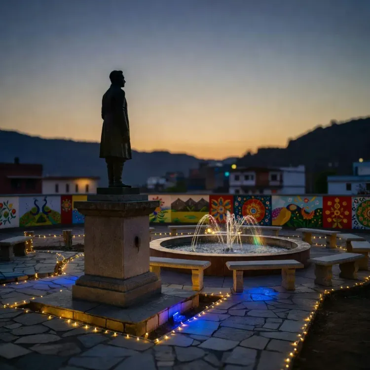 HP CM Office Unveils Revamped Fountain Chowk with Bhagat Singh Statue