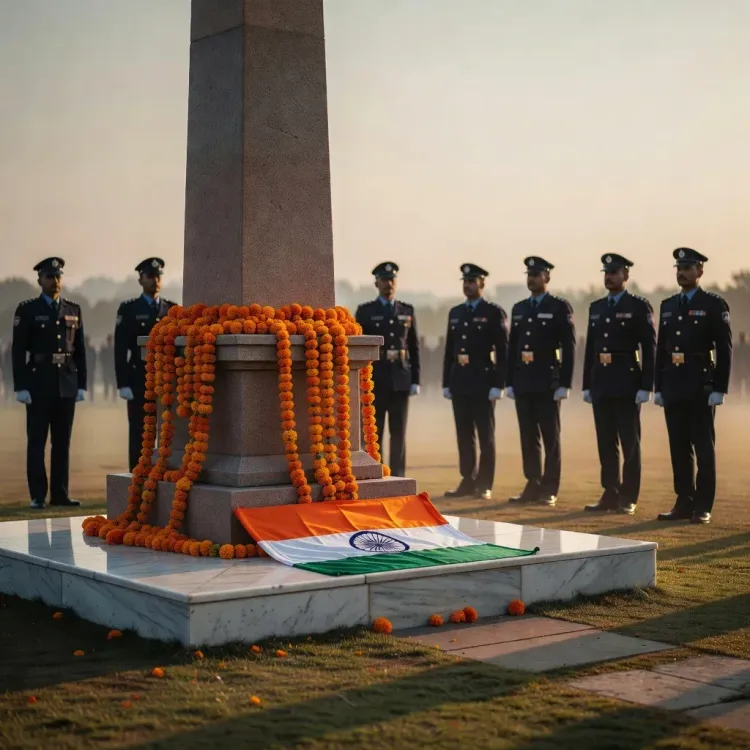 PM Modi honours police on Commemoration Day