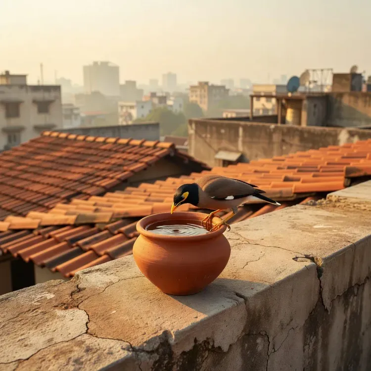 PM Modi urges Indians to leave water out for birds in heat