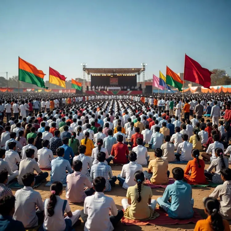 Rahul Gandhi Addresses Kota Maha Rally for Students