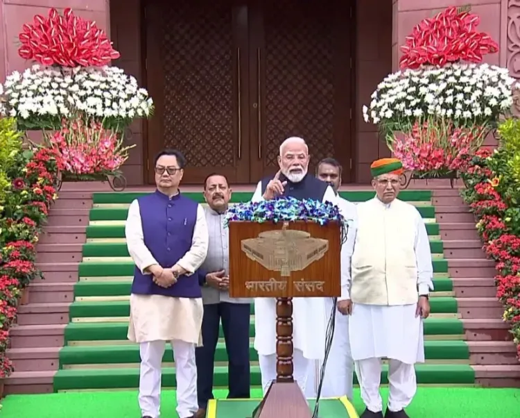 PM Modi at Monsoon Session: Youth potential 'boundless as space', hails Vikram-1 launch