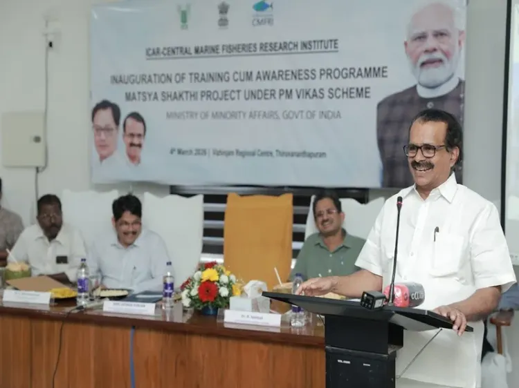 George Kurian Unveils Matsya Shakti Training Program for Coastal Minority Fishers in Kerala