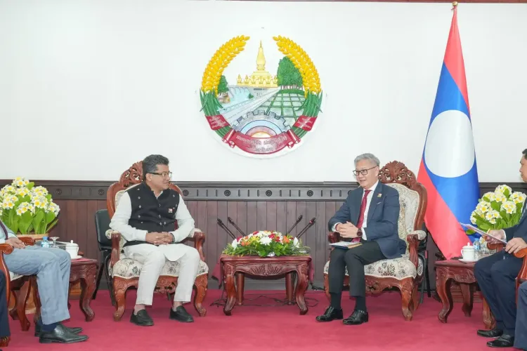 India-Laos 70 years: MoS Margherita meets Laos Deputy PM in Vientiane