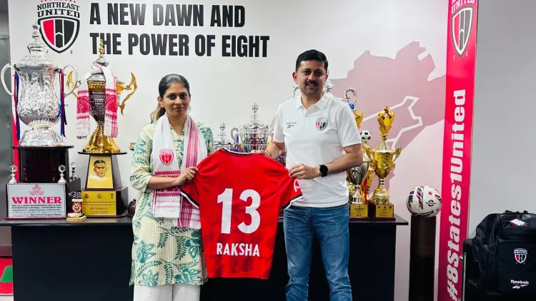 MoS Raksha Khadse visits NorthEast United FC, backs grassroots football push