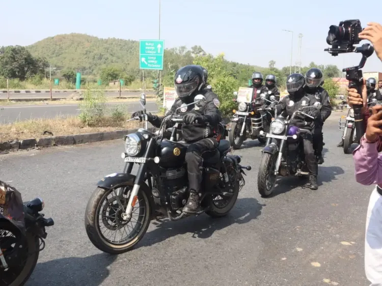 Anti-drug motorcycle rally reaches Gandhinagar ahead of National Unity Day on Oct 31