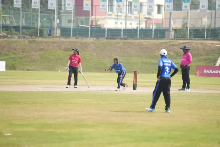 Who advanced to the semifinals of the Women’s National Cricket Tournament for the Blind 2026?