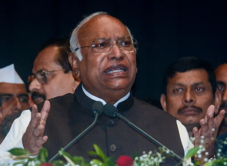 BJP protests in Bhopal over Kharge's remarks on PM Modi's father