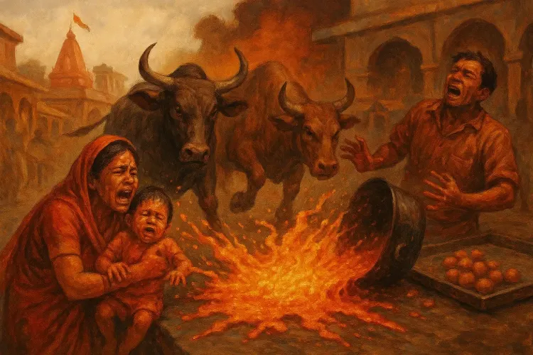 What Happened at Bageshwar Dham: Bulls Cause Tragedy?