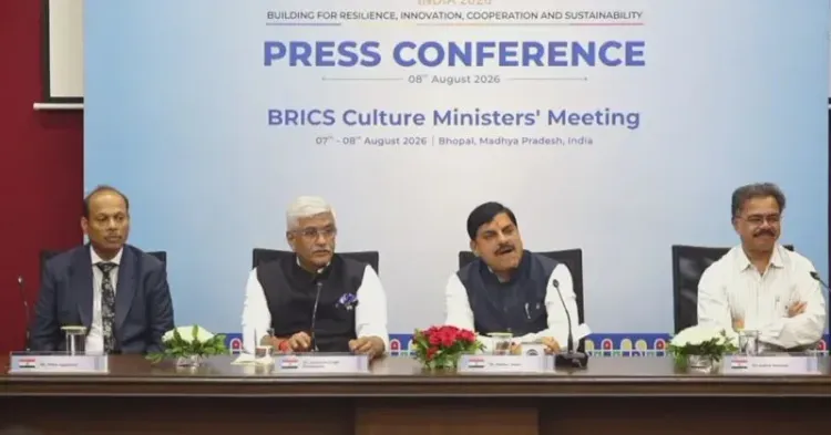 MP CM Mohan Yadav Briefs Press After BRICS Cultural Meet in Bhopal
