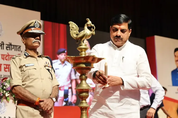 MP CM Mohan Yadav Honours New Police Recruits in Bhopal