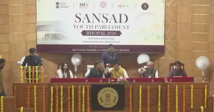 MP CM Mohan Yadav inaugurates Sansad Youth Parliament 2026