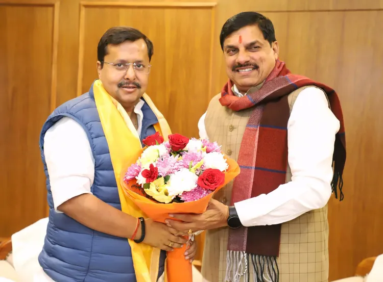 Did MP CM Mohan Yadav Meet BJP Working President Nitin Nabin in Delhi?