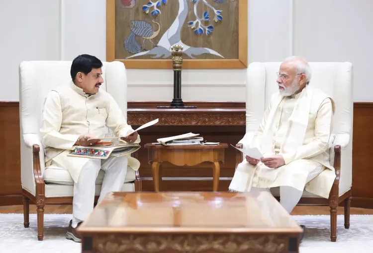MP CM Mohan Yadav invites PM Modi to Global Investors Summit 2027 in New Delhi meet