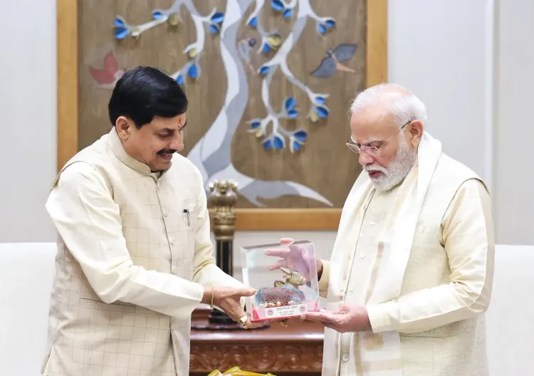 मध्य प्रदेश CM मोहन यादव ने PM मोदी से की मुलाकात, ग्लोबल इन्वेस्टर्स समिट 2027 का दिया निमंत्रण