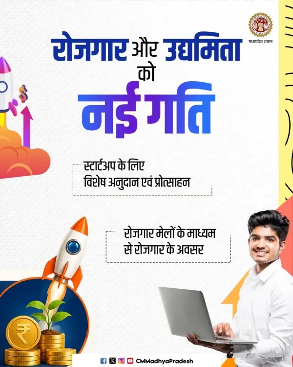 MP CM Office Flags New Push for Jobs and Entrepreneurship