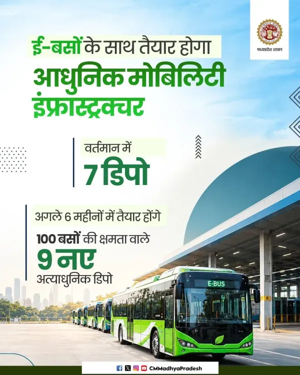 MP CM Office: Modern Mobility Infrastructure to Rise with E-Buses