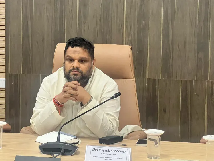 NHRC member questions MP Tourism Dept on public funds spent on temple railing