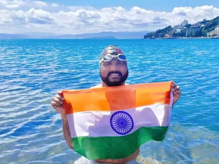 Did MP para swimmer Satendra Lohiya just make history by crossing Cook Strait?