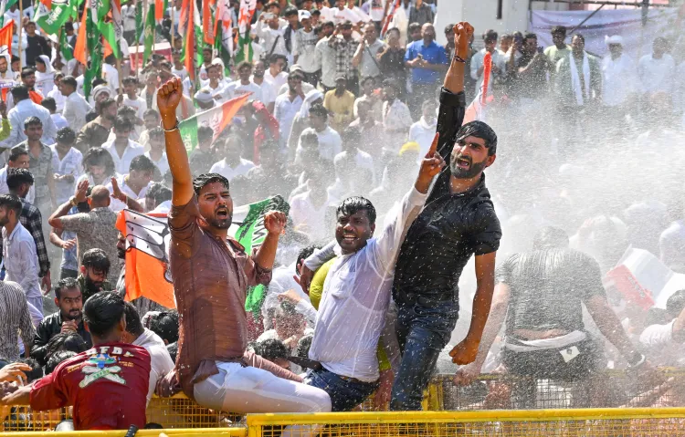 Youth Congress Demonstrates in Jabalpur Against Controversial Trade Deal, Over 100 Arrested