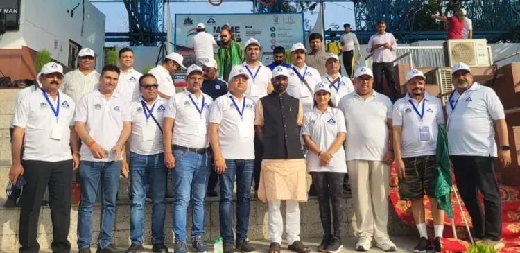एमएसएमई दिवस 2026 से पहले दिल्ली में प्राइड वॉकथॉन, भाजपा नेता संजय मयूख बोले — 'उद्यमी देश के लिए दौड़ रहे हैं'