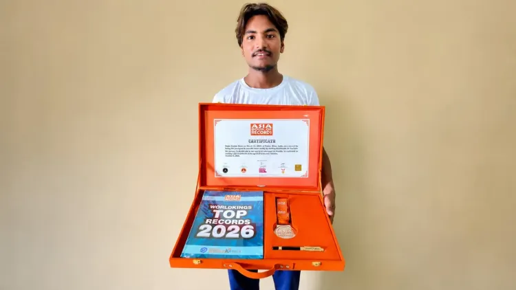 बिजनौर के मुकुल कुमार ने रचा इतिहास, आँखों पर पट्टी बाँधकर 30 सेकंड में 84 बार रस्सी कूदने का एशियाई रिकॉर्ड