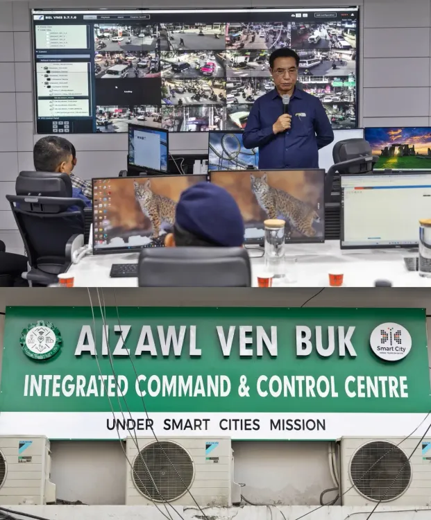 Aizawl Launches Comprehensive Command Centre for Traffic and Crime Monitoring