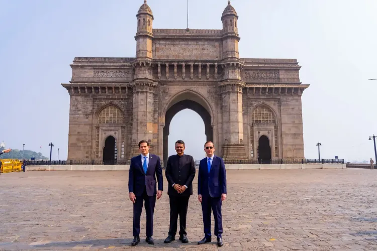 मार्को रूबियो की मुंबई में गेटवे ऑफ इंडिया यात्रा, राजदूत सर्जियो गोर ने CM फडणवीस का जताया आभार