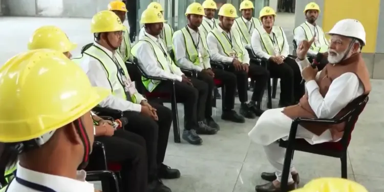 क्या बुलेट परियोजना से जुड़े श्रमवीरों ने पीएम मोदी को अपने अनुभव बताए?