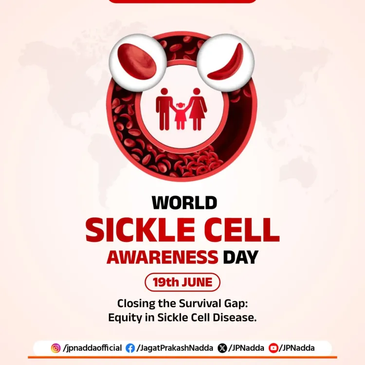 Nadda Flags 7.19 Cr Screened Under Sickle Cell Mission