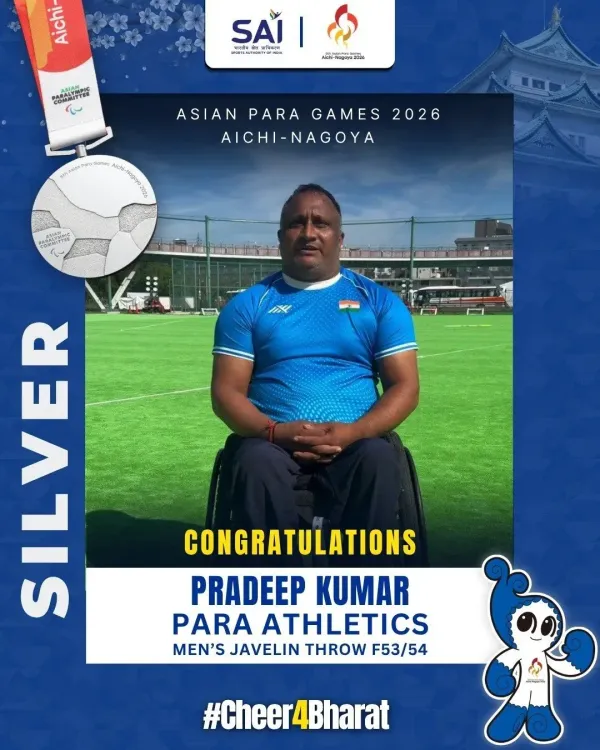 Nadda Hails India's Double Podium at Asian Para Games 2026