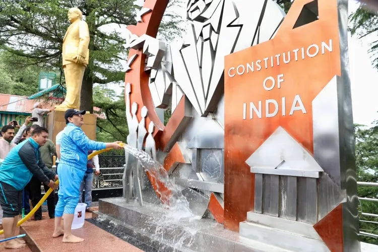 Nadda joins Swachh Bharat drive at Ambedkar statue in Shimla