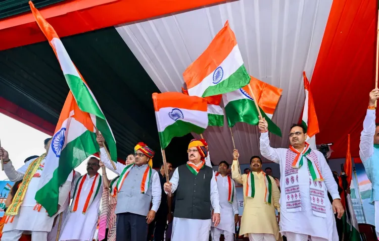 Nadda joins Tiranga Yatra in Jaipur, rallies for Har Ghar Tiranga