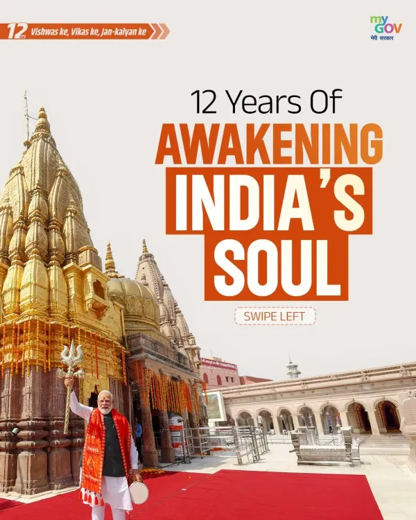 Nadda Marks 12 Years of Modi's Heritage-Development Vision